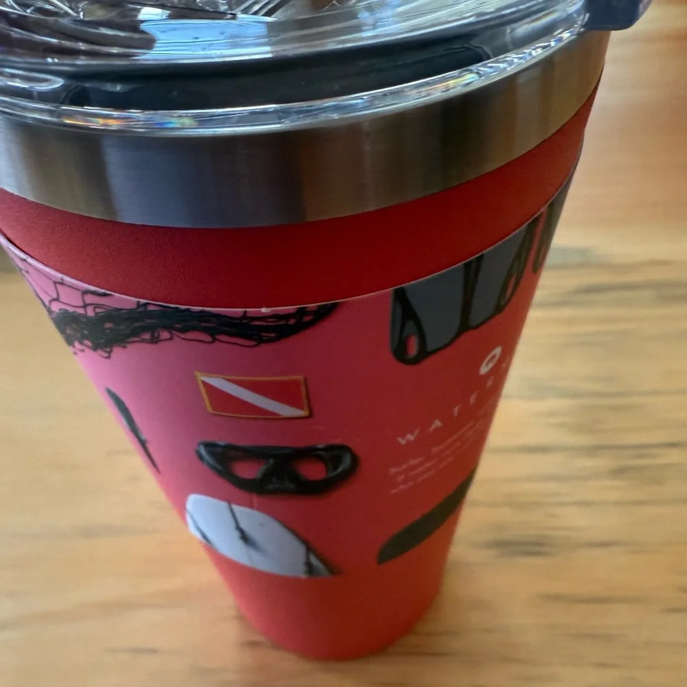 Corkcicle Waterman Edition Tumbler in Red and Blue - Picture 5 of 7